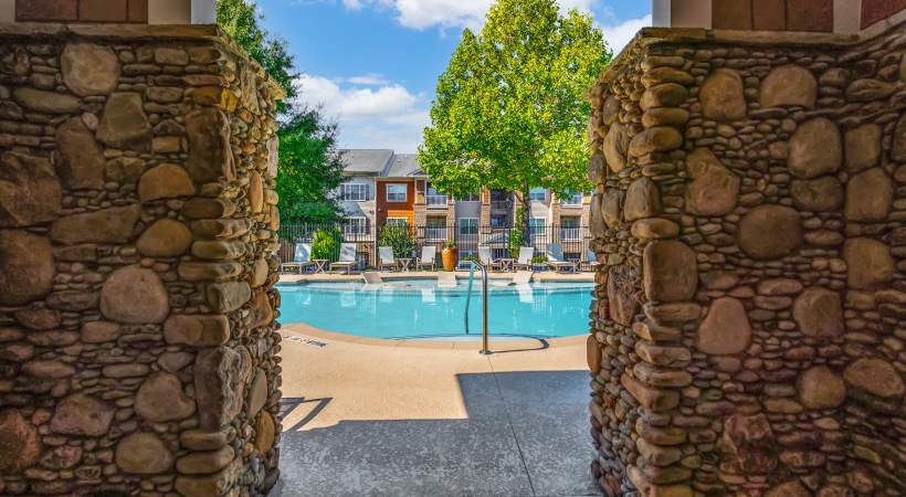 Relax and unwind poolside